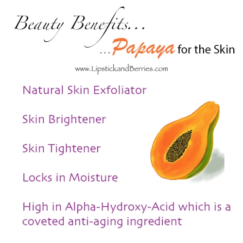 Make a DIY Papaya Face Mask! { skincare * natural remedies * lipstick and berries * beauty treatments * }
